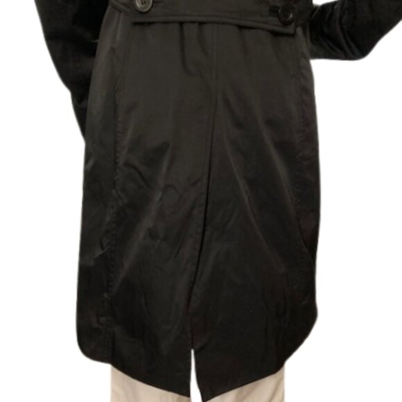Michael Kors Black Trench Coat - Picture 6 of 9